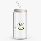 Банка с бамбуковой крышкой