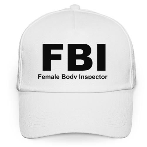 Кепка бейсболка с принтом FBI