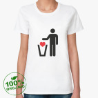 Женская футболка органик
