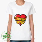 Женская футболка органик