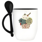 Кружка с ложкой