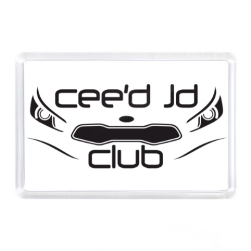 Магнит с принтом CEED JD CLUB