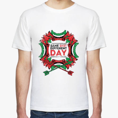 Футболка с принтом Different day