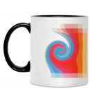 Кружка двухцветная