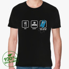 Мужская футболка органик