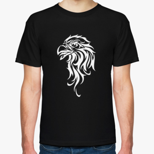 Футболка с принтом Голова орла