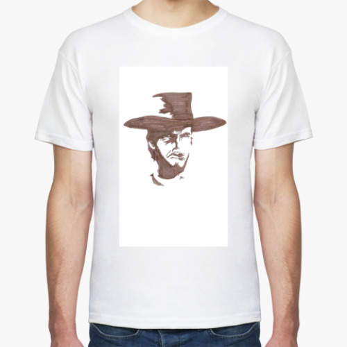 Футболка с принтом Клинт Иствуд