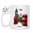 Кружка с футбольным мячиком