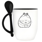 Кружка с ложкой