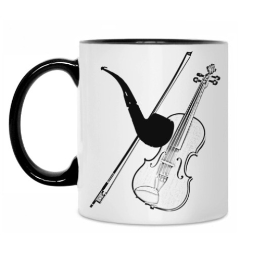 Кружка с принтом Шерлок Холмс