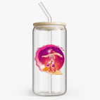 Банка с бамбуковой крышкой