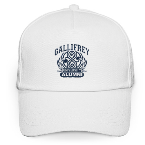 Кепка бейсболка с принтом Gallifrey University Alumni