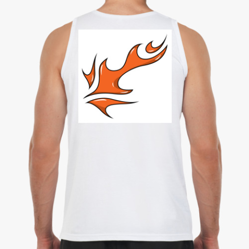 Майка с принтом  'Пламя'