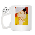 Кружка с футбольным мячиком