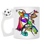 Кружка с футбольным мячиком