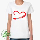 Женская футболка органик