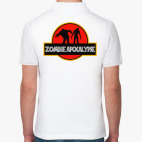 Поло мужcкая (печать) Zombie Apocalypse