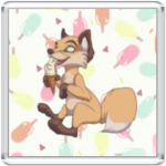 Лисичка с мороженкой