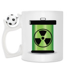Кружка с футбольным мячиком