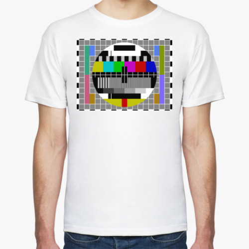 Футболка с принтом настроечная таблица