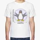 Классическая футболка Knoppix