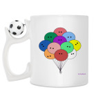 Кружка с футбольным мячиком