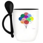 Кружка с ложкой