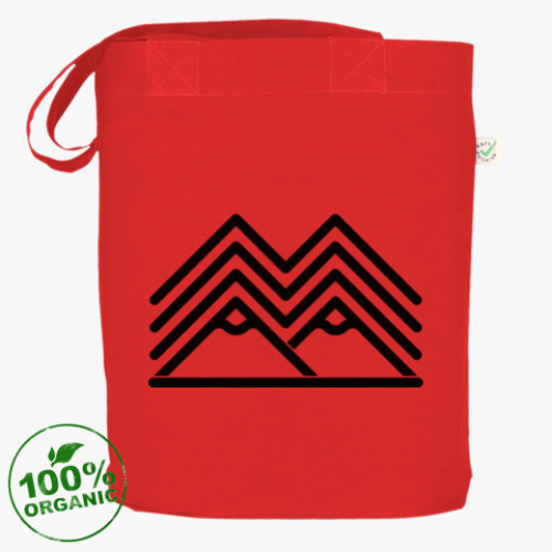 Сумка шоппер с принтом Символ Твин Пикс Twin Peaks