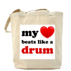 like a drum