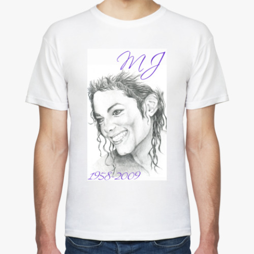 Футболка с принтом М. Джексон 58-09