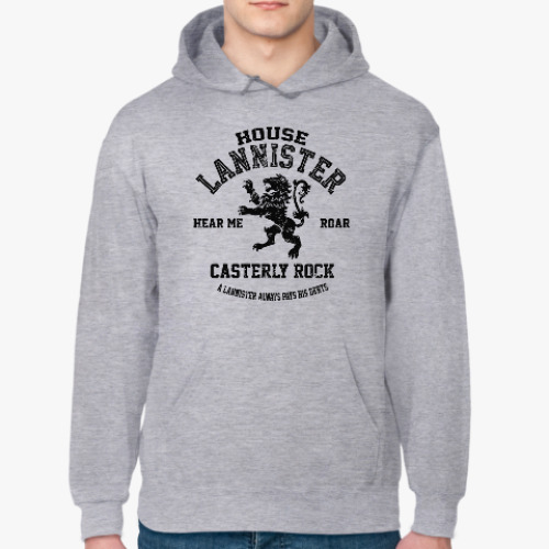 Толстовка худи с принтом Игра престолов.Ланнистеры
