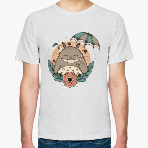 Футболка с принтом Smile Totoro