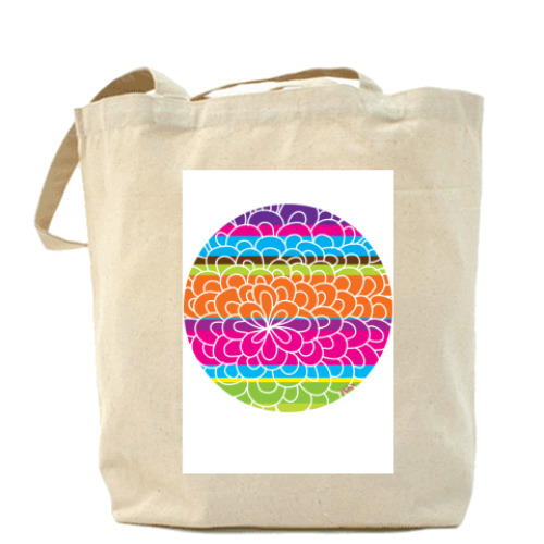 Сумка шоппер с принтом Мир Дружба Жвачка