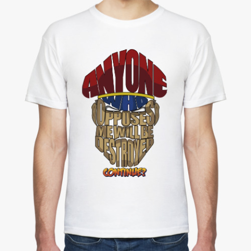 Футболка с принтом М. Байсон (Уличный Боец)