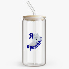 Банка с бамбуковой крышкой