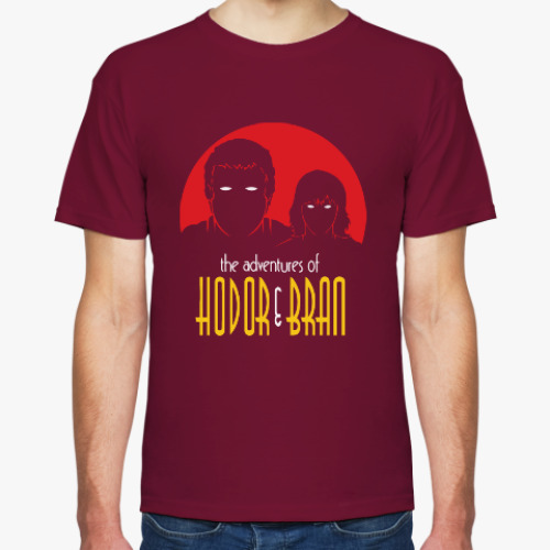 Футболка с принтом Hodor & Bran