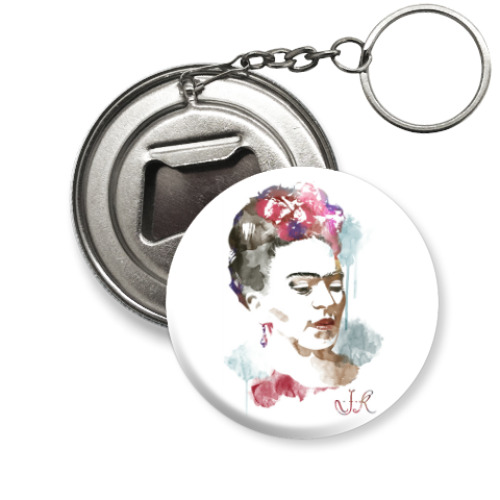 Брелок-открывашка с принтом Фрида Кало - художница