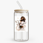 Банка с бамбуковой крышкой