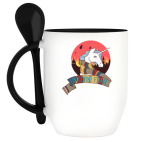 Кружка с ложкой