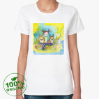 Женская футболка органик