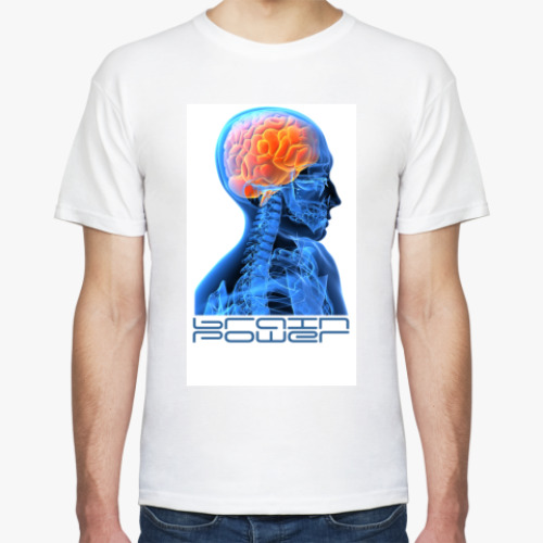 Футболка с принтом Brain Power