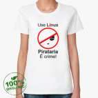 Женская футболка органик