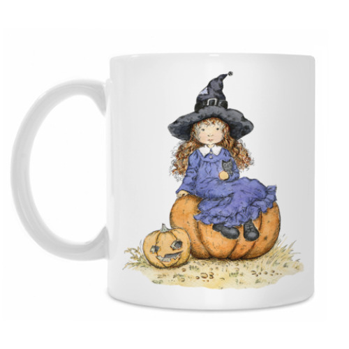 Кружка с принтом Ведьмочка