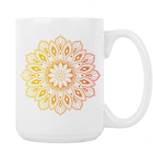 Кружка с принтом Узор, паттерн