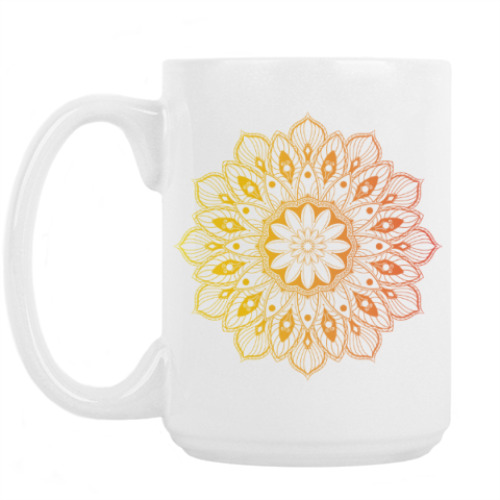 Кружка с принтом Узор, паттерн