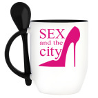 Кружка с ложкой