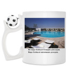Кружка с футбольным мячиком