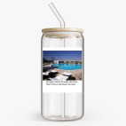 Банка с бамбуковой крышкой