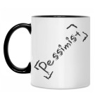 Кружка двухцветная