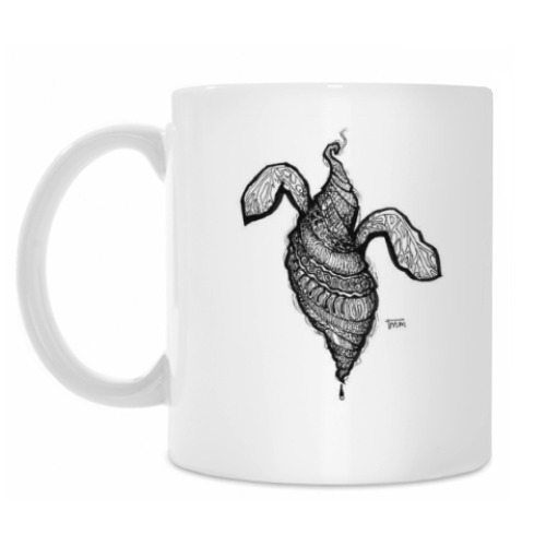 Кружка с принтом кокон